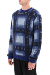 BRANDED ALPACA AND MOHAIR BLEND SWEATER